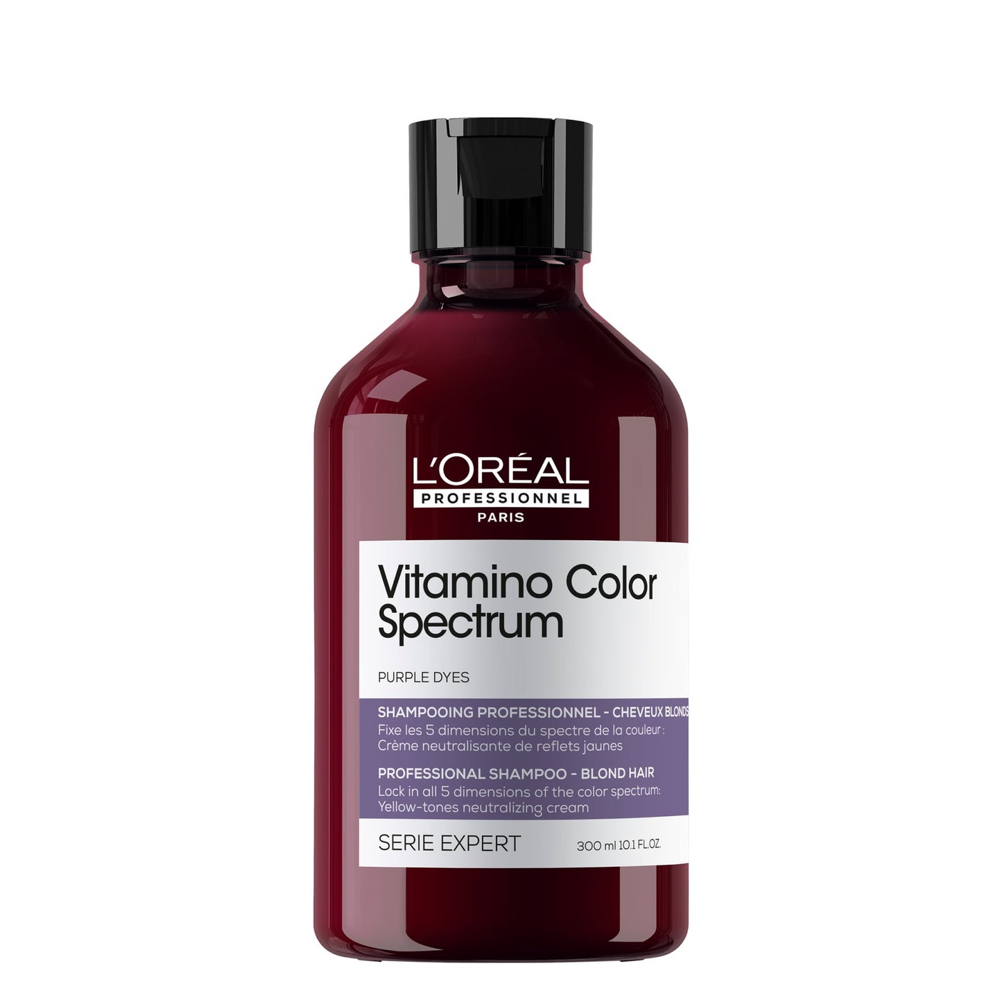 Loreal Shampoo purple dyes for neutralizing yellow tones Vitamino Color Spectrum 300 ml
